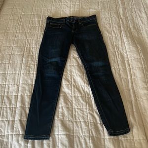 Dark denim gap skimmer jeans